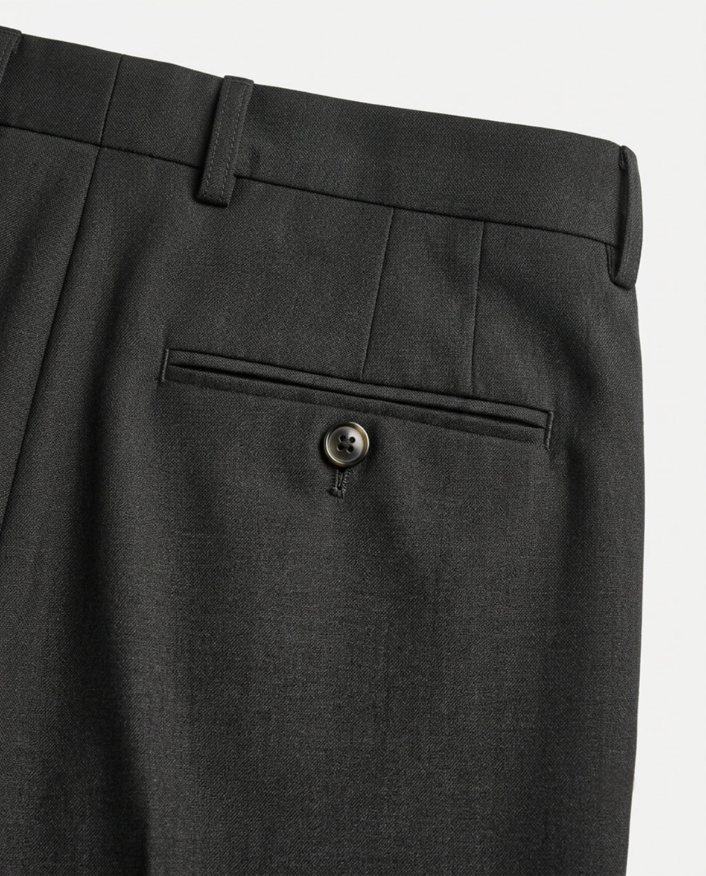 Black Formal Trousers - Premium Cotton Blend