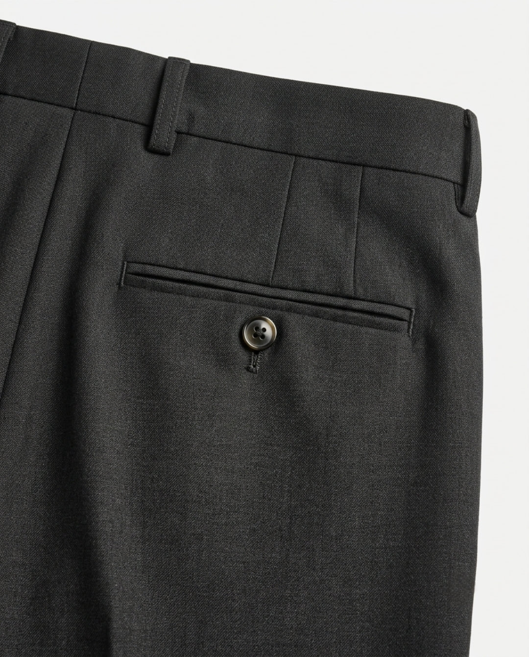 Black Formal Trousers - Premium Cotton Blend
