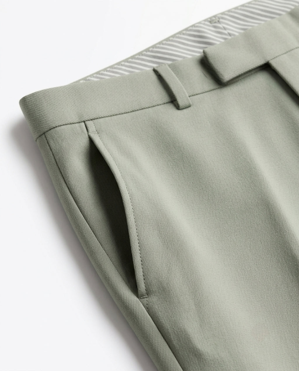 Urban Sage Green Casual & Semi-Formal Trousers