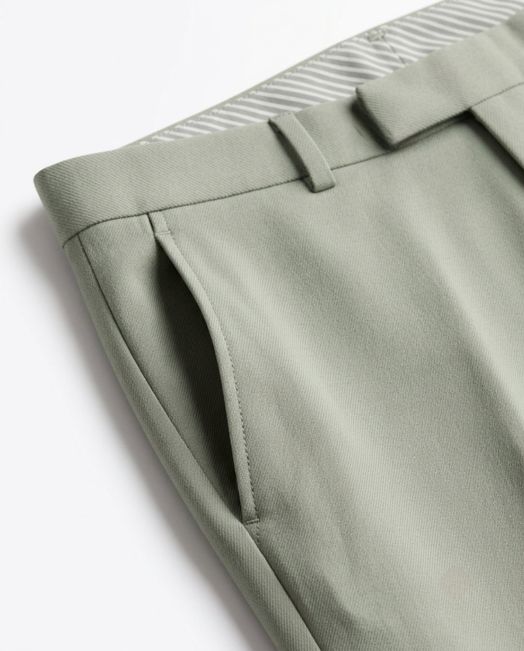 Urban Sage Green Casual & Semi-Formal Trousers
