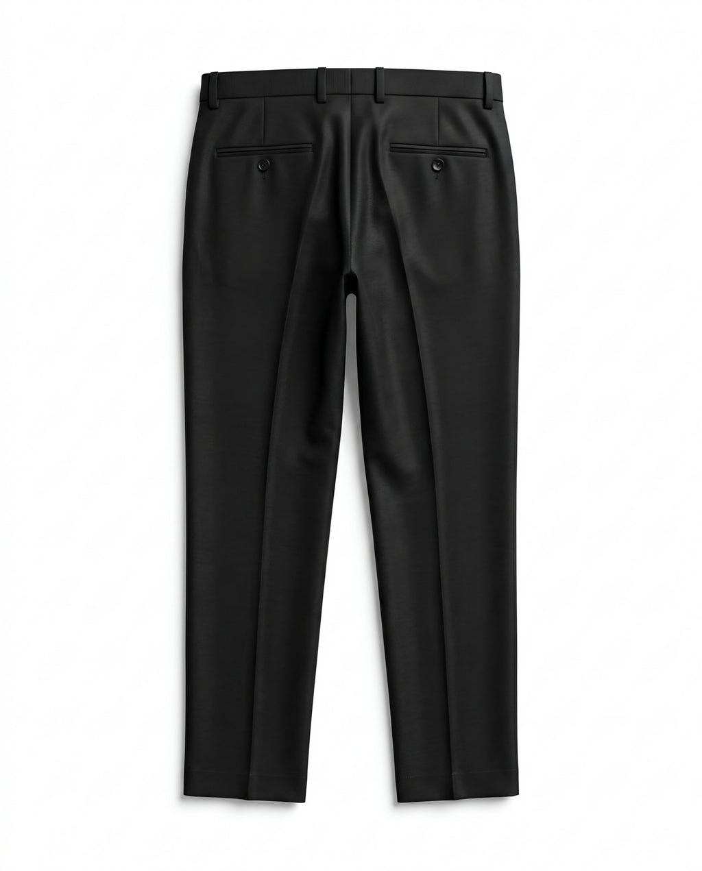 Black Formal Trousers - Premium Cotton Blend