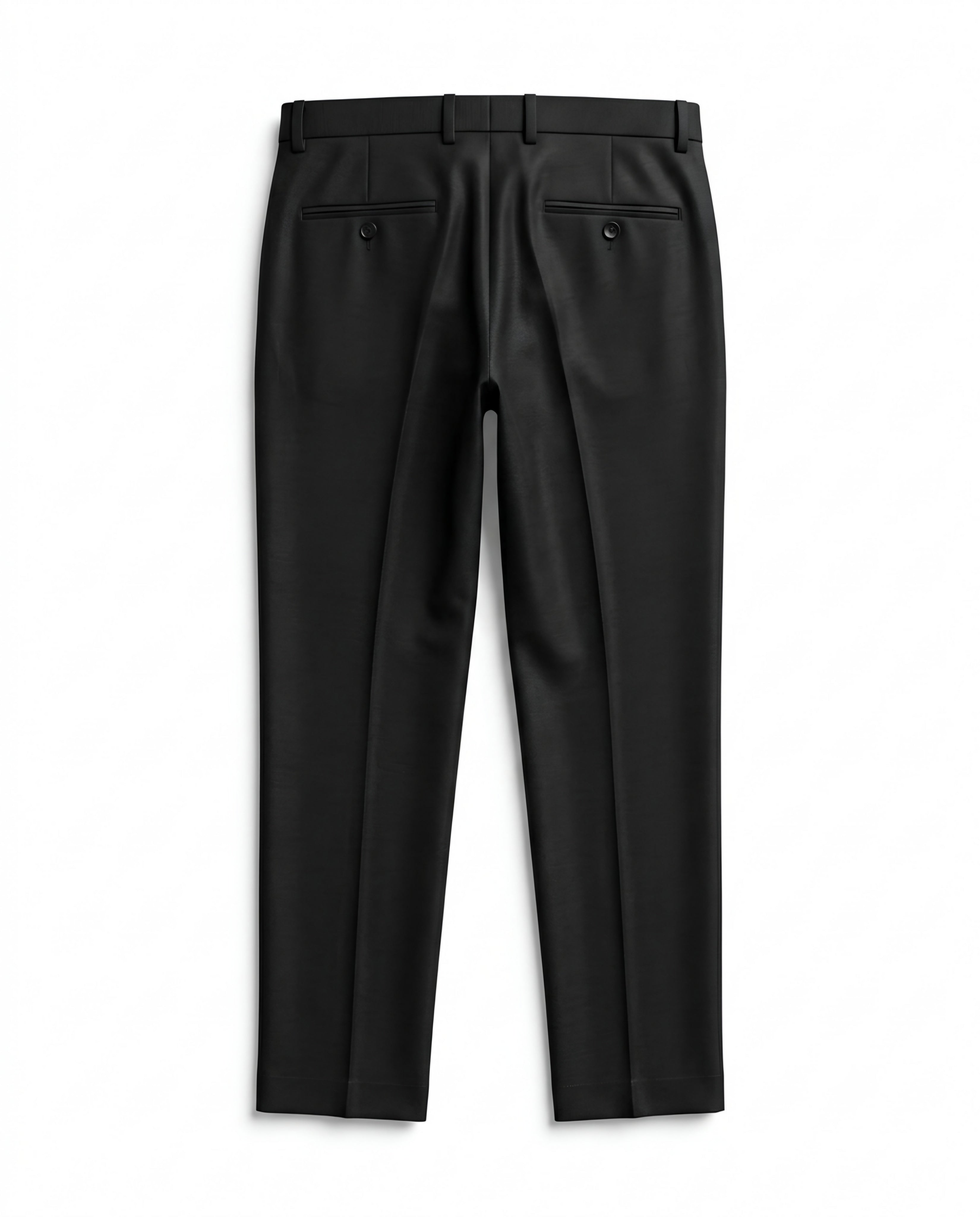 Black Formal Trousers - Premium Cotton Blend